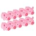 Produktbild NUOBESTY 12 STÜCKE Mini Schweine Baby Bad Spielzeug weiche Gummi Sound Baby Bad Wasser Spielen Baby dusche Puppen