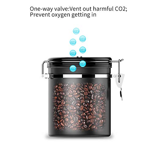 Airtight-Coffee-Canister-HomeApp-Coffee-Container-Universal-Stainless-Steel-Coffee-Cans-with-CO2-One-way-Valve-Sealed-Storage-lid-to-Store-Coffee-Beans-or-Coffee-Powder-Perfectly-with-Measure-Scoop