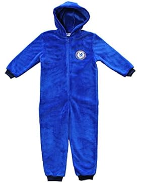 ThePyjamaFactory Jungen Strampelanzug Blau Blau