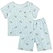 BLUE Infant Short Slevees&Shorts 2 Pieces Baby Toddler Underwear Set 6-9M