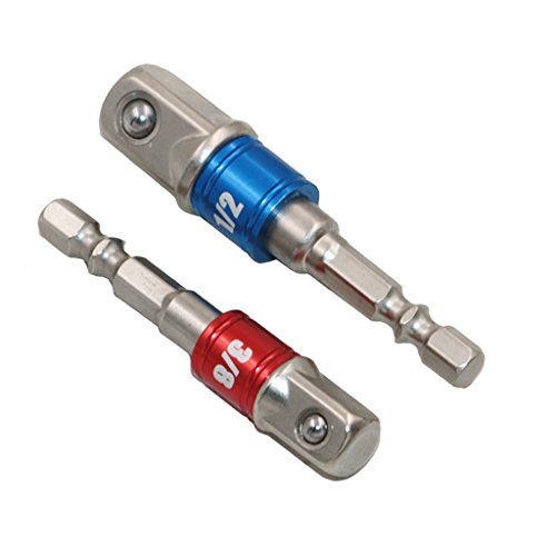 MagiDeal 3 Satz Sockel Bit Adapter Bohrmutter Verlängerung Halter 1/4 „3/8“ 1/2 „ - 6