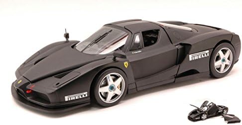 HOT WHEELS HWX5488 ENZO FERRARI TEST MONZA 2003 MATT BLACK 1:18 DIE CAST MODEL