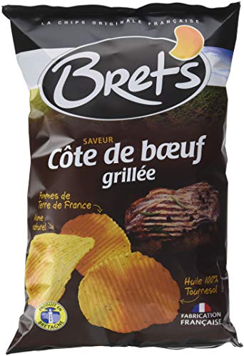Bret's Chips Arôme Côte de Buf 10 Paquets 125 g