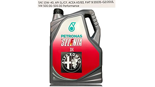Aceite lubricante para coche Selenia 20K 10W40 5 litros