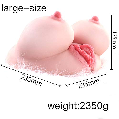 Preisvergleich Produktbild LSLVKEN Doppelnippel Silikon Esel Mann Massagetasse Medizinische Silikon Männliche SpielzeugeArmlinge Schöne Mädchen Generation 18x17,5x11,5 cm (Manuell),L