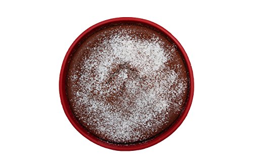 Kastenform und Tortenform Set Silikon: Kleine Brotbackform & runde Kuchenform in Rot, idealer Mini-Tortenboden ♥ Verilicious - 3