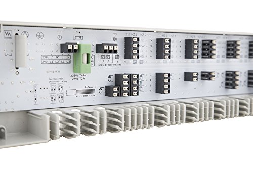 Möhlenhoff Alpha-Basis direct 230V/24V | hochwertige Regelklemmleiste Fußbodenheizung | für 6 Thermostate & 15 Stellantriebe - 3