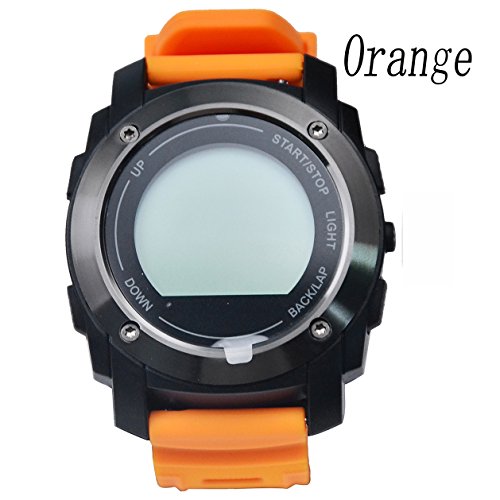 Preisvergleich Produktbild RongyanShop Fitnessarmband ,Herzfrequenz-Test Bluetooth Fitness Tracker Kletterdaten Erfassen Fitness Tracker Compatible With Ios8+ / Android4.3+ For Men (Orange )