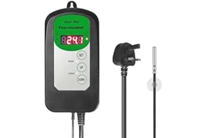 RC SLL Seedling Heat Mat Digital Thermostat Controller 42-108°F,Plant Germination Equipment Germination Kits,Recommended for Use Seedling Heat Mat,4.2A 1000W ETL Listed