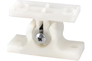 FACULX Retenedor de puerta de aleación de zinc de acero inoxidable para caravana, autocaravanas y barco, clip de puerta de aleación de zinc de acero inoxidable