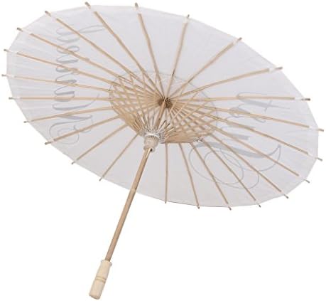 BAOLIJIN Folding Paper Parasol Umbrella Photography for Wedding Party Decoration Just Married