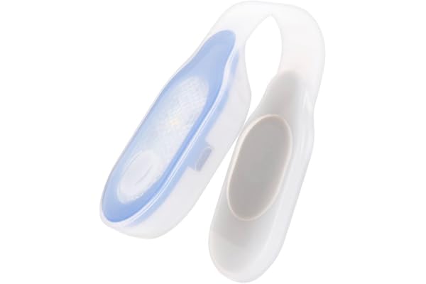 Alonefire PL500 Lampe de Nuit pour Infirmières Lampe de Poche à Pince Rechargeable USB Magnétique 3 Modes pour Nuit Infirmière de Nuit, Chemise avec Porte-clés Lumineux, Batterie Intégrée(Bleu_Blanc)