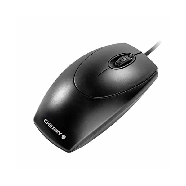 Cherry M-5450 - Ratón óptico (1000 dpi, 3 Botones, USB), Color Negro