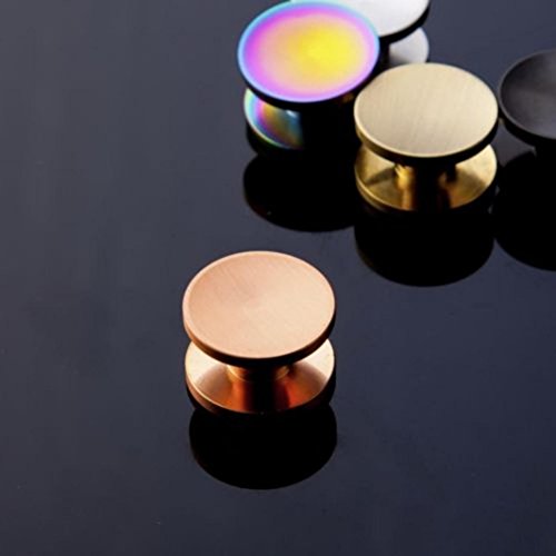 Tefamore 1 Stück 606/608 / R188 Lager Thumb Button Set / Finger Cap für Fidget Hand Spinner EDC，Rose Gold - 2