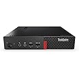(Refurbished) Lenovo Thinkcentre M710q Desktop Computer Mini PC (Intel Core i3 6th Gen, 8 GB DDR4 RAM, 256 GB SSD, Windows 11, MS Office, Intel HD Graphics, USB, DP), Black