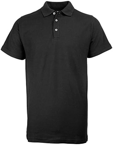 RTY Heavyweight Polo Shirt in Black Size XXL 48-50