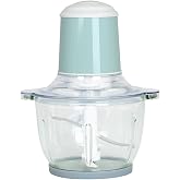 BergHOFF Gem Retro 400 W Elektrikli Doğrayıcı &ndash; 2 L Cam Hazne, Bakır AC Motor | Mint Yeşil