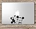 Produktbild Minnie Kissing Mickey Mouse Disney - Apple MacBook Laptop Vinyl Sticker Decal, Die Cut Vinyl Decal for Windows, Cars, Trucks, Tool Boxes, laptops, MacBook - virtually Any Hard, Smooth Surface