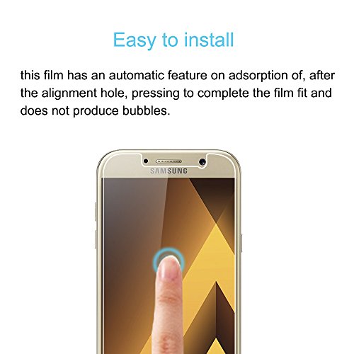 VIFLYKOO Samsung Galaxy A3 2017 Pellicola Protettiva 2-Pack Vetro Temperato 9H Premio di Protezione Schermo per Galaxy A3 2017 Smartphone Flim Protection (Nessuna Copertura Completa)