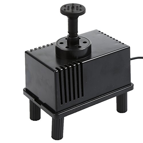 NEWSTYLE 2W Teichpumpe Solar Pumpe Brunnen Wasserspiel für Gartenteich Springbrunnen Wasserfälle … - 4