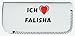 Produktbild Brillenetui mit Ich liebe Falisha (Vorname/Zuname/Spitzname)
