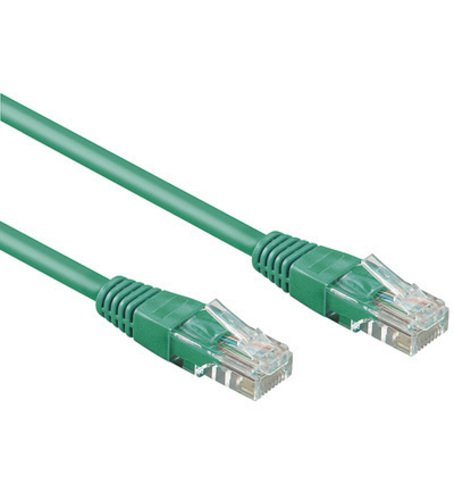 Preisvergleich Produktbild Patchkabel, Cat. 5e, U / UTP, grün, 5m, Good Connections®