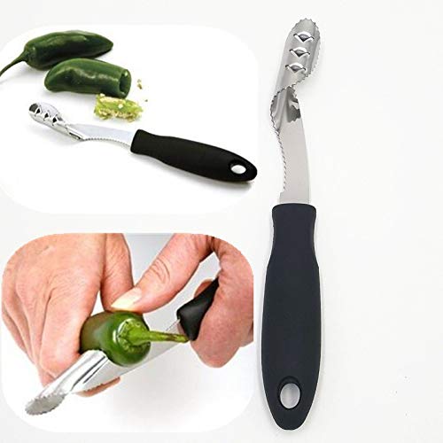 Barbecue Stainless Chili Pepper Jalapeno Corer Kitchen Cooking Tools