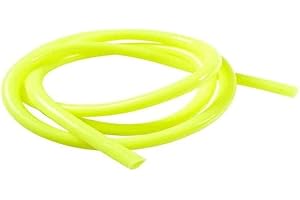 Tuyau De Carburant Motoforce, 1 Mètre, D=5 Mm, Jaune Fluo