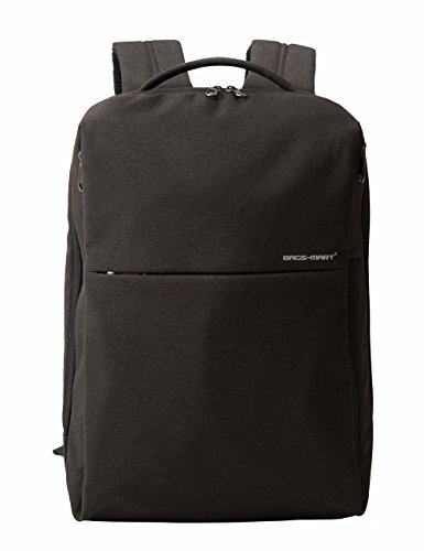 BAGSMART Leichtgewichtiger Rucksack mit Fächern für bis zu 15.6-Zoll-Laptops/Notebook,Slim Rucksack schwarz - 9