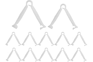 DULSPUE Pinces Cordon ombilical - 12 pièces Chiot jetables en Plastique Cochon Pinces de Cordon ombilical pour Animal de Compagnie porcelet Agneau chèvre Chiot Chaton Ferme Ranch