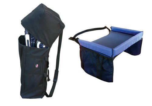 JL Childress Padded Umbrella Stroller Travel Bag & Snack Travel Tray