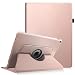 Produktbild iPad Pro 12.9 Zoll Hülle - Fintie 360 Grad Rotierend Stand Kunstleder Smart Cover Case Schutzhülle Tasche Etui mit Auto Schlaf / Wach Funktion for Apple iPad Pro 12.9 Zoll 2015 Release Tablet, Roségold