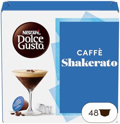 NESCAFÉ DOLCE GUSTO Caffè Shakerato, 3 Confezioni da 16 Capsule (48 Capsule Compatibili Nescafé Dolce Gusto)