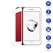 Produktbild MaxKu iPhone 7 Schutzfolie, Full-Cover HD Displayschutzfolie 3D Vollbild Panzerglasfolie 9H Tempered Glass Hartglas, Glasfolie Handy Schutzglas Schutzfolie für iPhone 7 RED Special Edition , Weiß