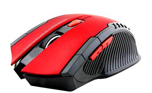 ZARU Inal mbrico Para el rat n ptico sin hilos portable del juego del ordenador port til de la PC 2 4Ghz Reenviar si est roto Rojo reviews ZARU Inal mbrico Para el rat n ptico sin hilos portable del juego del ordenador port til de la PC 2 4Ghz Reenviar si est roto Rojo