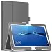 Produktbild Infiland Huawei MediaPad M3 Lite 10 Hülle Case, Slim Fit Folio PU-Lederne Dünne Kunstleder Schutzhülle Cover Tasche für Huawei MediaPad M3 Lite 10 (Weltraum Grau)