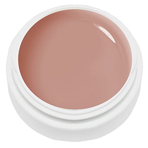 KM-Nails Aufbaugel Make up im nude Look UV und LED härtend 15ml im weißen Tiegel