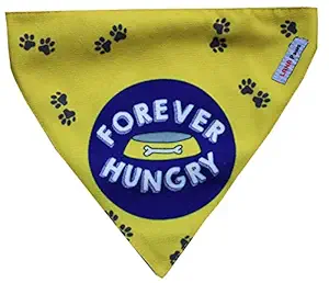 Lana Paws Forever Hungry Dog Bandana/Dog Scarf, M-L