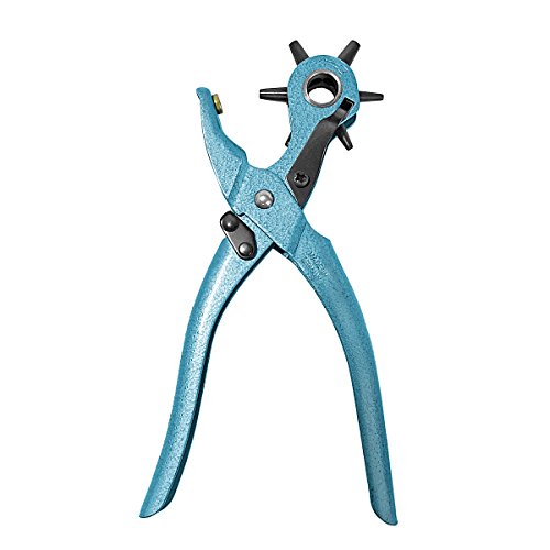 S&R Lochzange Präzision /MADE IN GERMANY / Revolverlochzange Pfeifzange M 225 mit 6 auswechselbaren Lochpfeifen 2 – 2,5 – 3 – 3,5 – 4 – 4,5 mm; Variozange - 2
