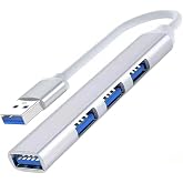 Coverzone USB &Ccedil;oğaltıcı Adapt&ouml;r USB 3.0 &Ccedil;oklu Bağlantı Noktalı Dağıtıcı Seyahat Dock Laptop PC Notebook Bilgisayar Adapt&ouml;r&uuml; E