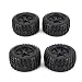 Produktbild fengwen66 2 para 120mm 1:10 Reifen Monster Truck Felge für HPI/Savage Racing RC Car (Schwarz)