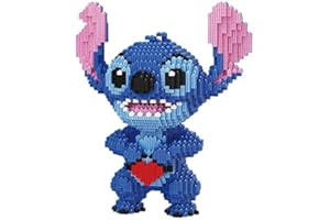 Acebwhtoy Micro Building Blocks, Classic Cartoon Anime Nano Blocs de construction Modèle 3D DIY Mini blocs de construction Jouets Cadeaux pour enfants et adultes