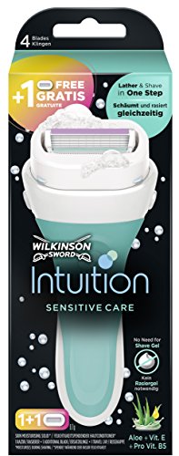 Wilkinson Sword Intuition Sensitive Care Rasierer Starterset mit 2 Klingen
