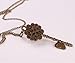 OverDose 1PC New Hademade Retro Dandelion Seeds Glass Bottle Chain Pendant Necklace