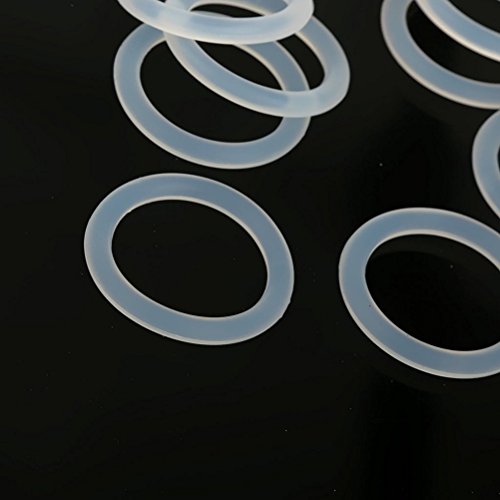 WINOMO 10 Stück Baby Silikonring Adapter für Schnullerketten - 7