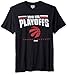 Produktbild NBA Toronto Raptors Stecker NBA 2018 Play-Offs Herren OTS Slub Tee Distressed, Jet Schwarz, Mittel