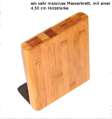 OLEIO Magnetisches Messerbrett – Messerblock aus Bambus (ohne Messer) - 4