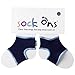 Babies Sock Ons 1 x Navy & 1 x Red All Sizes Available (6-12mths)