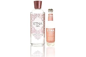 AMACARDO Etna Gin 70 cl 40% e Etna Tonic Acqua Tonica 200 ml By Nelson Sicily