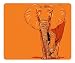 Produktbild PM092 Angepasste Mauspad Längliche Elefant-Vektorgrafiken Personalisierte Mousepad Rutschfeste Gaming-Mauspads
